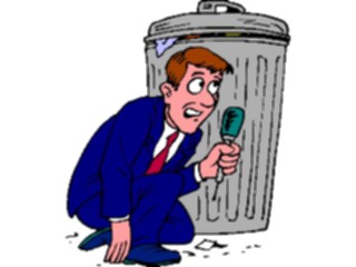 Sticker Custom Preview Image #094315 Occupations Cartoons Reporter Sneaky