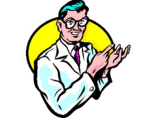 Sticker Custom Preview Image #094331 Occupations Cartoons Scientist01