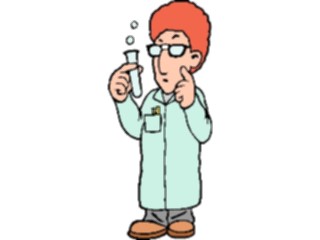 Sticker Custom Preview Image #094342 Occupations Cartoons Scientist12