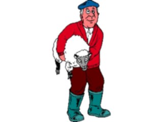 Sticker Custom Preview Image #094358 Occupations Cartoons Shepherd2