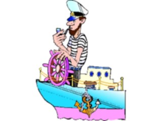 Sticker Custom Preview Image #094359 Occupations Cartoons Ships Captain
