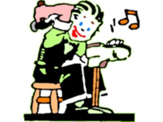 Sticker Custom Preview Image #094360 Occupations Cartoons Shoe Repair1