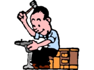 Sticker Custom Preview Image #094362 Occupations Cartoons Shoe Repair3