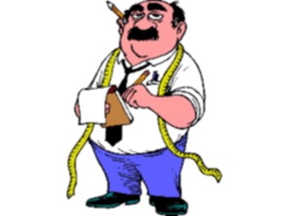 Sticker Custom Preview Image #094383 Occupations Cartoons Tailor1