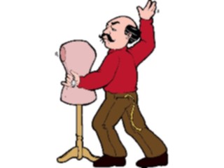 Sticker Custom Preview Image #094386 Occupations Cartoons Tailor4