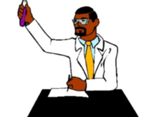 Sticker Custom Preview Image #094496 Occupations Images Chemist4