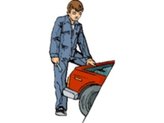 Sticker Custom Preview Image #094603 Occupations Images Mechanic4