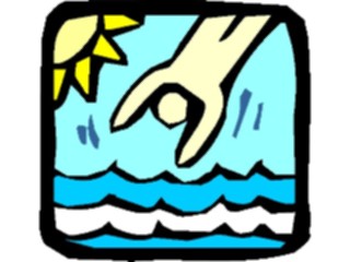 Sticker Custom Preview Image #095220 Outdoor Recreation Beach Water Divinginto Ocean