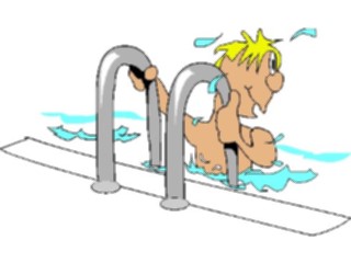 Sticker Custom Preview Image #095225 Outdoor Recreation Beach Water Exiting Pool