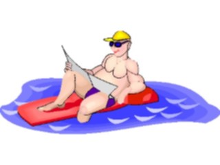 Sticker Custom Preview Image #095238 Outdoor Recreation Beach Water Floatingon Raft5