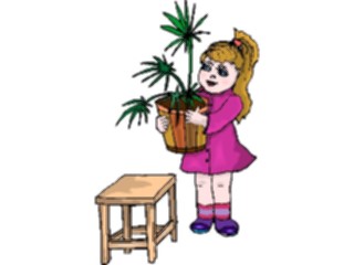 Sticker Custom Preview Image #095259 Outdoor Recreation Beach Water Girlwith Plant