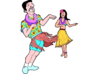 Sticker Custom Preview Image #095273 Outdoor Recreation Beach Water Hula Dancing