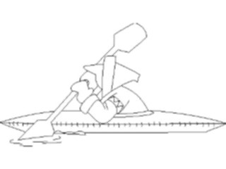 Sticker Custom Preview Image #095324 Outdoor Recreation Beach Water Kayaking02