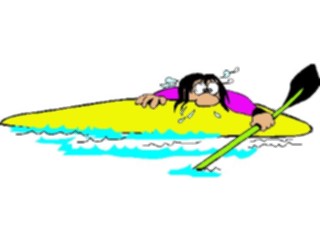 Sticker Custom Preview Image #095357 Outdoor Recreation Beach Water Kayaking Tipped