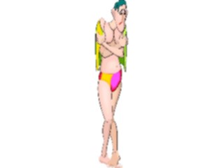 Sticker Custom Preview Image #095399 Outdoor Recreation Beach Water Manin Bathing Suit