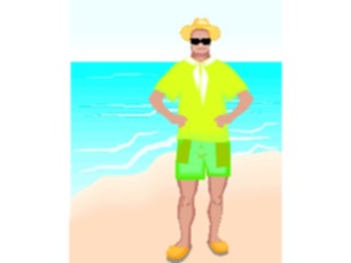 Sticker Custom Preview Image #095406 Outdoor Recreation Beach Water Manonthe Beach2