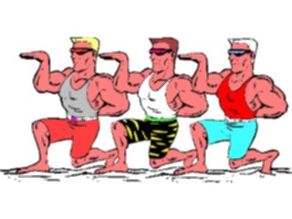 Sticker Custom Preview Image #095427 Outdoor Recreation Beach Water Muscle Men