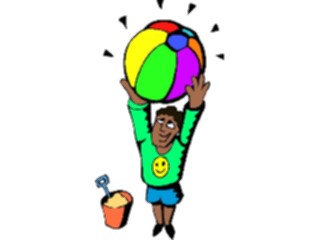 Sticker Custom Preview Image #095447 Outdoor Recreation Beach Water Playingwith Beach Ball3