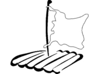 Sticker Custom Preview Image #095465 Outdoor Recreation Beach Water Raft Wood2