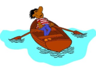 Sticker Custom Preview Image #095490 Outdoor Recreation Beach Water Row Boat06