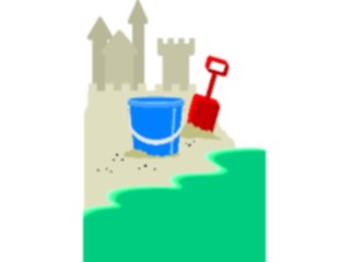 Sticker Custom Preview Image #095547 Outdoor Recreation Beach Water Sand Castle3