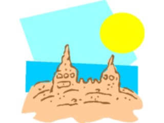 Sticker Custom Preview Image #095548 Outdoor Recreation Beach Water Sand Castle4