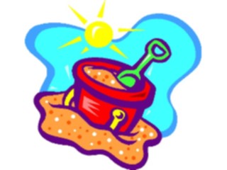 Sticker Custom Preview Image #095553 Outdoor Recreation Beach Water Sand Pail Shovel02