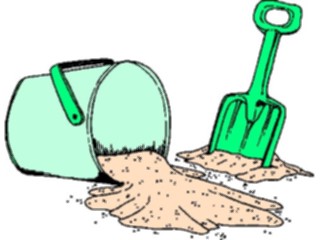 Sticker Custom Preview Image #095563 Outdoor Recreation Beach Water Sand Pail Shovel12