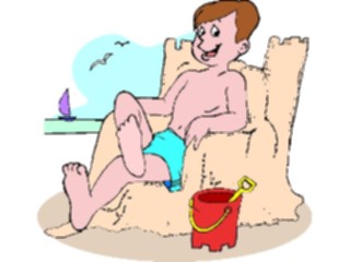 Sticker Custom Preview Image #095565 Outdoor Recreation Beach Water Sand Throne
