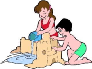 Sticker Custom Preview Image #095566 Outdoor Recreation Beach Water Sandcastle