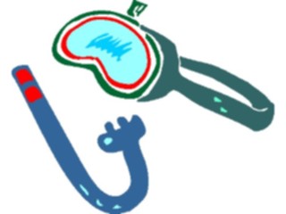 Sticker Custom Preview Image #095582 Outdoor Recreation Beach Water Snorkel Mask1