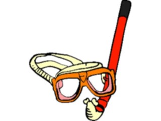 Sticker Custom Preview Image #095585 Outdoor Recreation Beach Water Snorkel Mask4