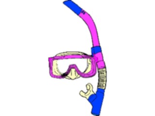 Sticker Custom Preview Image #095587 Outdoor Recreation Beach Water Snorkel Mask6