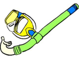 Sticker Custom Preview Image #095588 Outdoor Recreation Beach Water Snorkel Mask7