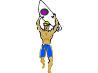 Sticker Custom Preview Image #095695 Outdoor Recreation Beach Water Surfer18