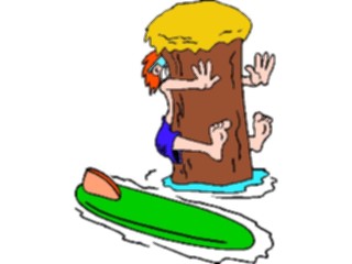 Sticker Custom Preview Image #095736 Outdoor Recreation Beach Water Surfing Accident