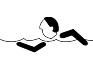 Sticker Custom Preview Image #095739 Outdoor Recreation Beach Water Swimmer03