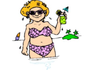 Sticker Custom Preview Image #095742 Outdoor Recreation Beach Water Swimmer06