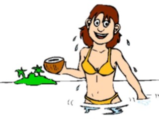 Sticker Custom Preview Image #095743 Outdoor Recreation Beach Water Swimmer07