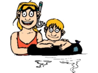 Sticker Custom Preview Image #095782 Outdoor Recreation Beach Water Swimmers3