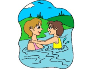 Sticker Custom Preview Image #095784 Outdoor Recreation Beach Water Swimmers5