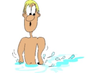 Sticker Custom Preview Image #095798 Outdoor Recreation Beach Water Swimming Scared