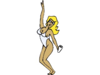 Sticker Custom Preview Image #095820 Outdoor Recreation Beach Water Swimsuit Woman1