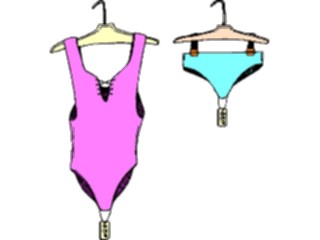 Sticker Custom Preview Image #095829 Outdoor Recreation Beach Water Swimsuits Hanging