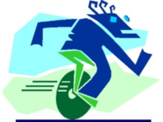 Sticker Custom Preview Image #096361 Outdoor Recreation Cycling Unicycler Offbeat