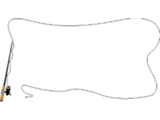 Sticker Custom Preview Image #096582 Outdoor Recreation Fishing Fishing Rod Frame