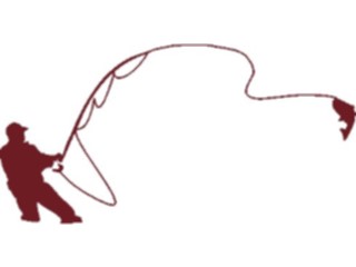 Sticker Custom Preview Image #096584 Outdoor Recreation Fishing Fishing Silhouette