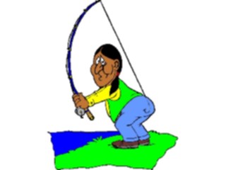 Sticker Custom Preview Image #096594 Outdoor Recreation Fishing Hook Caughtin Pants