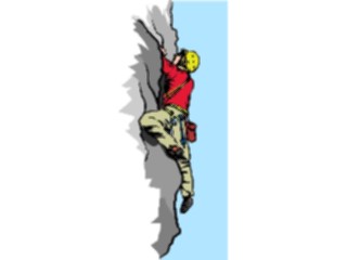 Sticker Custom Preview Image #097030 Outdoor Recreation Hiking Climbing Rock Climber01
