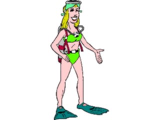 Sticker Custom Preview Image #097234 Outdoor Recreation Scuba Scuba Diver12